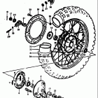 RM400 1978 Заднее колесо