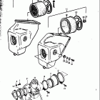 RM250 1976-1978 Воздухозаборник