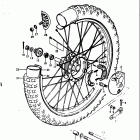 RM250 1976-1978 Front wheel (rm250a