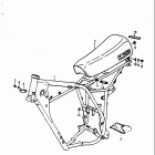 RM250 1976-1978 Frame - seat
