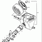 RM125 1975-1978 Air cleaner (rm125m)