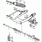 RM100 1976-1978 Rear swinging arm (rm100a)