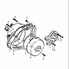 RM125 1975-1978 Crankcase cover (rm125a