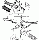 RM125 1975-1978 Handle grip - lever