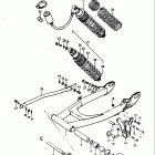 RM250 1976-1978 Rear swinging arm (rh250a)
