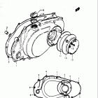 GS400,-X 1978 Crankcase rh cover