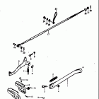 RM100 1976-1978 Stand - footrest (rm100b