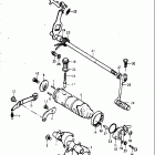 GS400,-X 1978 Механизм  переключения передач