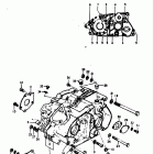 RM125 1975-1978 Crankcase (rm125m)