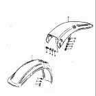 RM125 1975-1978 Fender (rm125c)