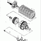 GS400,-X 1978 Сцепление