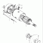 GS400,-X 1978 Starting motor (gs400c)