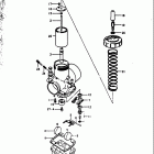 RM250 1976-1978 Карбюратор