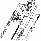 RM125 1975-1978 Front fork (rm125c)
