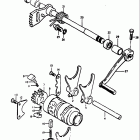 RM400 1978 Механизм  переключения передач