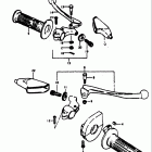 RM400 1978 Handle grip - lever