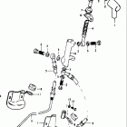 GT750 1973-1977 Brake hose (gt750k)