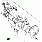 GT550 1973-1977 Caliper (tokico)