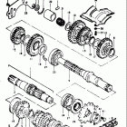 GT550 1973-1977 Трансмиссия