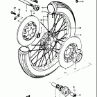 GT750 1973-1977 Переднее колесо