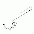 GT185 1973-1977 Педаль тормоза