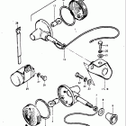 GT185 1973-1977 Turn signal lamp (gt185a