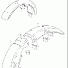 TC125 1973-1977 Rear fender (tc125k