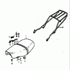 TC100 1973-1977 Сидение