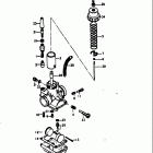 GT380 1973-1977 Carburetor (marked : 33012)