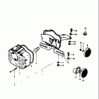 TS125 1973-1977 Rear combination lamp (ts125k)
