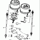 TS125 1973-1977 Speedometer - tachometer (ts125k)