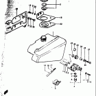 RV90 1973-1977 Топливный бак