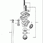 GT185 1973-1977 Топливный кран