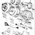 GT750 1973-1977 Combination meter (gt750l