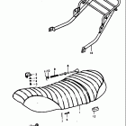 RV125 1973-1977 Сидение