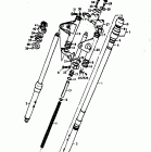 TS100 1973-1977 Передняя вилка