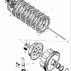 GT185 1973-1977 Сцепление