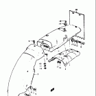 TS125 1973-1977 Rear fender (ts125x)