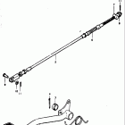 GT750 1973-1977 Задний тормоз