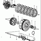 TS100 1973-1977 Сцепление