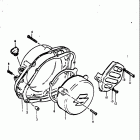 RM370 1976-1977 Крышки картера