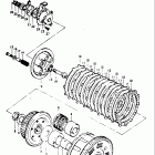 GT750 1973-1977 Сцепление