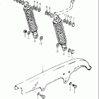 GS400,-X 1977 Chain case - shock absorber