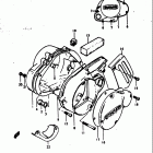 RV125 1973-1977 Engine cover (rv125k