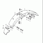 TC185 1974-1977 Заднее крыло