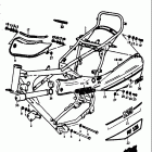 RV125 1973-1977 Frame - frame cover