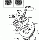 TC100 1973-1977 Цилиндр