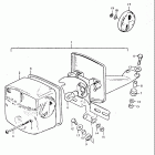 TC185 1974-1977 Rear combination lamp (tc1858)