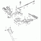 TC125 1973-1977 Педаль тормоза