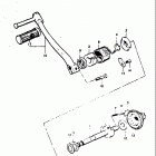 TS75 1975-1977 Кик стартер